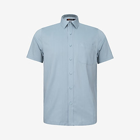 Áo sơ mi nam KHATOCO Tailor Fit ngắn tay A1MN498T2-CNMK759-2704-N
