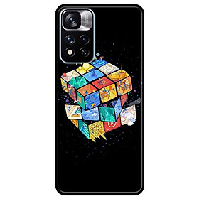 Ốp lưng dành cho Xiaomi Redmi Note 11 Pro 5G ( Bản Nội Địa ) mẫu Rubik Vũ Trụ