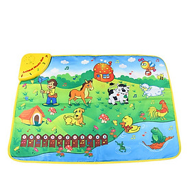Kids Toys Music Carpet Baby Early Education Animal Music Carpet Kids Music Crawl Mat Toys For Children Infant Rug Gifts For Kids