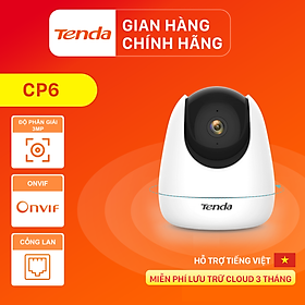 Camera IP Wifi Tenda CP6 Full HD 2K 360° - Hàng chính hãng