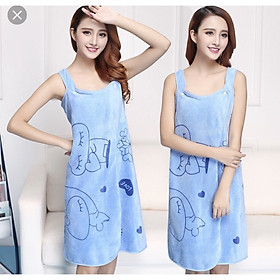 Mua Áo Choàng Khăn Tắm 2 Dây 2 in 1 Siêu Nhanh Khô