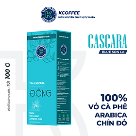 Trà Cascara Blue Sơn La tốt cho sức khoẻ hộp 100G thương hiệu K Coffee