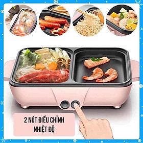 Mua Nồi lẩu nướng 2 ngắn  - Hàng Chất Lượng