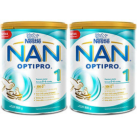 Bộ 2 Sữa Bột Nestlé Nan Optipro 1 Lon 800G (Công Thức Bổ Sung HM-O)