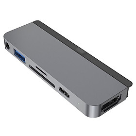 Mua  HÀNG CHÍNH HÃNG  Cổng chuyển đổi Hyperdrive 6-in-1 HDMI 4K/60Hz USB-C Hub dành cho iPad và thiết bị Type C– HD319B