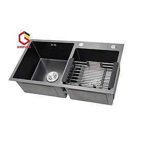Mua CHẬU RỬA BÁT  CHÉN NANO HỐ LỆCH GRBC8245LN