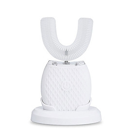 Bàn Chải Đánh Răng Điện Tự Động Kiểu Chữ U Xoay 360 Độ Với 3 Chế Độ Làm Sạch + Đầu Sạc USB