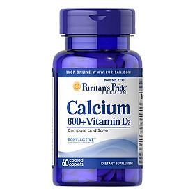 Thực Phẩm Chức Năng - Canxi Mỹ Kết Hợp Vitamin D3 Tốt Cho Bà Bầu, Giúp Tăng Chiều Cao, Cho Xương Chắc Khỏe 4230
