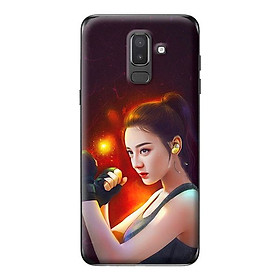 Ốp lưng cho Samsung Galaxy J8 2018 GIRL BOXING 1 - Hàng chính hãng