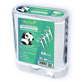 Hộp 200 Cây Tăm Chỉ Nha Khoa Cao Cấp MyLan Chất Lượng Nhật Bản, Sợi Chỉ Mảnh Kháng Khuẩn chăm sóc vệ sinh Răng Miệng