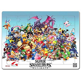 Bộ Xếp Hình A4 Tia Sáng 030-165 - Super Smash Bros Ultimate 30 Mảnh Ghép