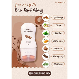 Cao quế rừng tan mỡ bụng Almonds 150g- tặng đai nịt bụng