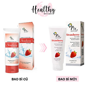 Sữa rửa mặt Fixderma Strawberry Face Wash (60g)