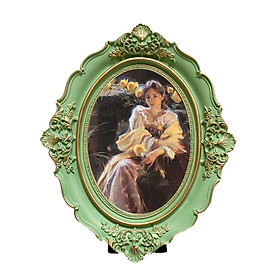 Picture Frame Baroque Decorative Photo Gallery Art for Tabletop Wall Hallway