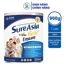 Sữa bột Sure Asia Gold En sure 900g thượng hạng nguyên liệu nhập khẩu từ Hoa Kỳ cao cấp