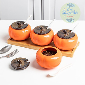 Mua (Có Sẵn+Ảnh thật) Hũ đựng gia vị bằng sứ cao cấp dùng trong nhà bếp