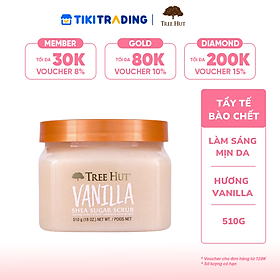 Tẩy tế bào chết cơ thể Tree Hut Vanilla Shea Sugar Scrub 510g
