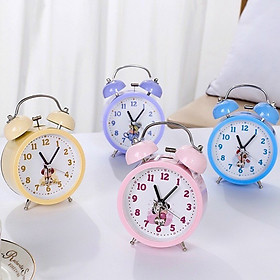 Mua Đồng hồ báo thức để bàn có chuông reo và đèn Led - Khung thép không gỉ