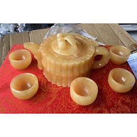 Mua Bộ ấm trà đá ngọc hoàng long tặng kèm hộp