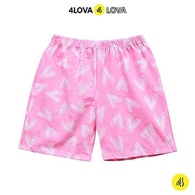 Quần đùi short thun cho bé 4LOVA chất cotton thoáng mát mùa hè chính hãng