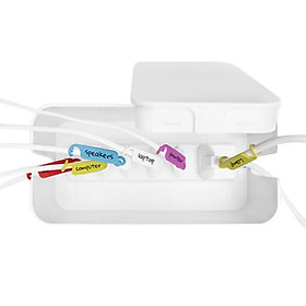 Reusable Color Cute Label Split Card Practical Data Line Power Line Collection Line Label Label Card Ten pieces Label Card
