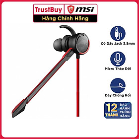 Mua Tai Nghe Gaming 1 Bên MSI Immerse GH10 Tích Hợp Mic  Dây Cắm 3.5mm Dài 93CM - Hàng Chính Hãng