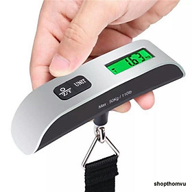 Mua CÂN HÀNH LÝ ĐIỆN TỬ 50KG CÓ MÓC TREO-Cân móc treo cầm tay-Cân hành lý