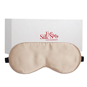 Bịt Mắt Ngủ Vải Lụa Kèm Túi Nước Silk Eye Shade