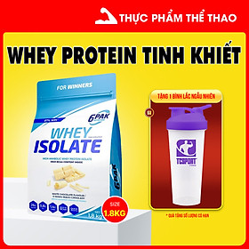 Sữa Tăng Cơ Giảm Mỡ 6PAK Whey Isolate 1,8kg - Nhiều Mùi Vị - Trec Nutrition