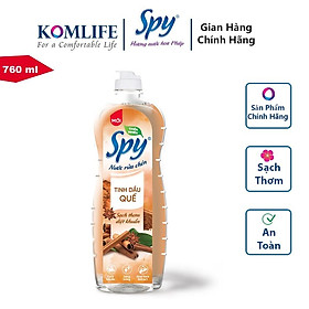 Nước rửa chén bát SPY thiên nhiên 760 ml hương Quế