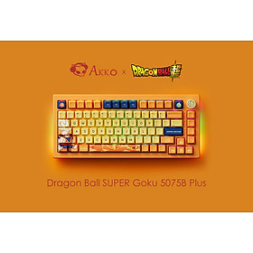 Mua  Mới  hàng chính hãng  Bàn phím AKKO 5075B Plus Dragon Ball Super – Goku (Multi-modes/RGB/Hotswap/Gasket mount)