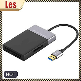 Đầu Đọc Thẻ Nhớ USB 3.0 2 Cổng 6 Trong 1 Cho XQD CF TF