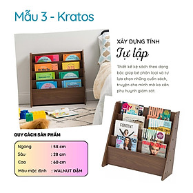 Mua Kệ Sách Cho Bé Chuẩn Phương Pháp Montessori Thương Hiệu SMLIFE (Nhiều mẫu  có thể đổi Size và màu sắc)