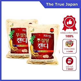 Hình ảnh Combo 2 gói Kẹo hồng sâm không đường cao cấp Sugar Free Red Ginseng Candy 500g - Hàn Quốc