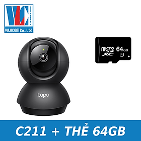 Mua Camera Tp-Link Tapo C210 C211 C212 Quay và Quét: 360º 3.0MP - Hàng Chính Hãng