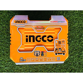 BỘ 89 MÓN DỤNG CỤ VÀ MÁY KHOAN DÙNG PIN 12V (CDLI12428) INGCO HKTHP10891 - HÀNG CHÍNH HÃNG