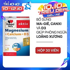 Viên uống bổ sung Canxi phòng ngừa loãng xương Doppelherz Magnesium +