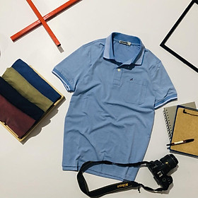 Áo thun nam trung niên cotton 100% mẫU TRƠN  có túi cao cấp