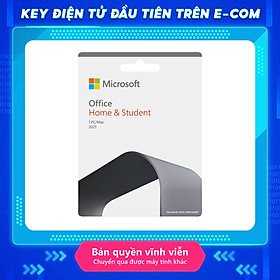 [ KEY GIA HẠN hoặc MUA MỚI ] KEY ĐIỆN TỬ Phần mềm Office Home & Student 2021 (79G-05337) | Dùng vĩnh viễn | Dành cho 1 thiết bị | Word, Excel, PowerPoint