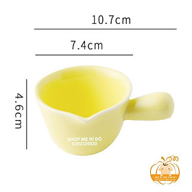 Mua Bát Ăn Dặm Gốm Sứ Hình Gáo Rót Tay Béo Cho Bé