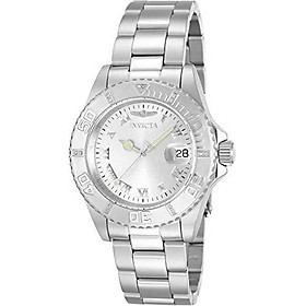 Invicta Women's 12819 Pro Diver Silver Dial Diamond Accented Watch