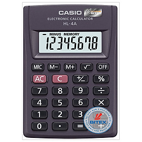 Máy Tính Casio HL- 4A - W - DP