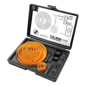 BỘ 16 VÒNG KHOÉT LỖ LỚN TOLSEN 75867