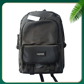 Balo cặp sách học sinh sinh viên giả da mềm bóng trơn chống thấm nước M555 Size 42x32cm