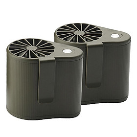 2-pack Belt Fan Mobile Personal Air Cooling Fan 5V for Office Outdoor Travel