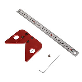 Center Scribe Center Finder Measuring Tool Woodworking Line Caliber Gauge 45/90 Degree Right Angle Line Gauge Carpenter