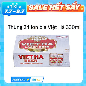 Thùng 24 Lon Bia Việt Hà (330ml)