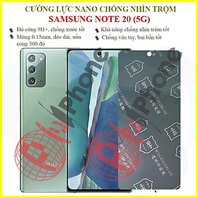 Mua Dán chống nhìn trộm Samsung Note 20  Note 20 5G - Dán cường lực dẻo nano 9H