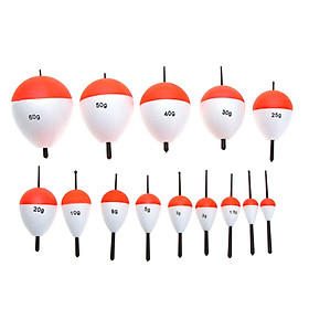 14 loại phao câu cá và gậy đen, dây câu sẽ được cố định trong lỗ