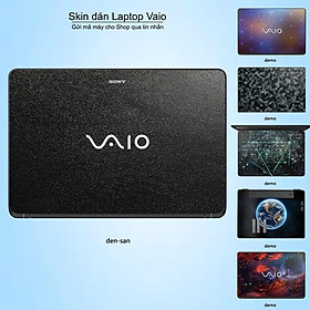 Mua Skin dán Laptop Sony Vaio màu đen sần (inbox mã máy cho Shop)